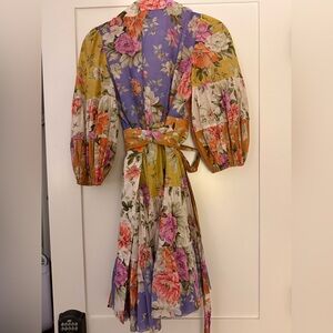 Zimmermann Floral Print Wrap Dress- size 1, excellent condition